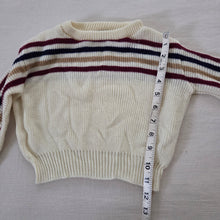 Load image into Gallery viewer, Vintage Knit Striped Sweater 3t
