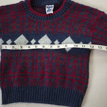 Load image into Gallery viewer, Vintage Knit Pattern Sweater 3t
