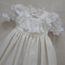 Load image into Gallery viewer, Vintage White Semi-sheer Maxi Dress 4t
