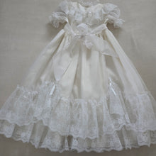 Load image into Gallery viewer, Vintage White Semi-sheer Maxi Dress 4t
