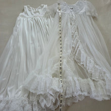 Load image into Gallery viewer, Vintage Baptism Dress &amp; Sheer Overlay Set 2t/3t
