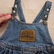 Load image into Gallery viewer, Vintage Guess Leather Patch Overalls 4t
