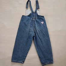 Load image into Gallery viewer, Vintage Guess Leather Patch Overalls 4t
