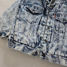 Load image into Gallery viewer, Vintage Levi's Sherpa Jean Jacket Orange Tab 5t *broken zipper
