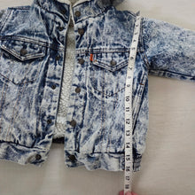 Load image into Gallery viewer, Vintage Levi's Sherpa Jean Jacket Orange Tab 5t *broken zipper
