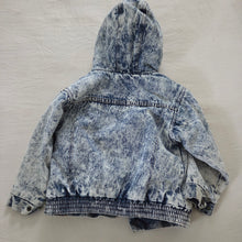 Load image into Gallery viewer, Vintage Levi's Sherpa Jean Jacket Orange Tab 5t *broken zipper
