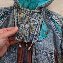 Load image into Gallery viewer, Vintage Quilted Jean Coat 2t/3t

