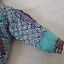 Load image into Gallery viewer, Vintage Quilted Jean Coat 2t/3t
