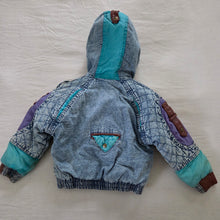 Load image into Gallery viewer, Vintage Quilted Jean Coat 2t/3t

