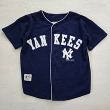 Load image into Gallery viewer, Vintage NY Yankees Jeter Jersey kids 8/9 *missing button
