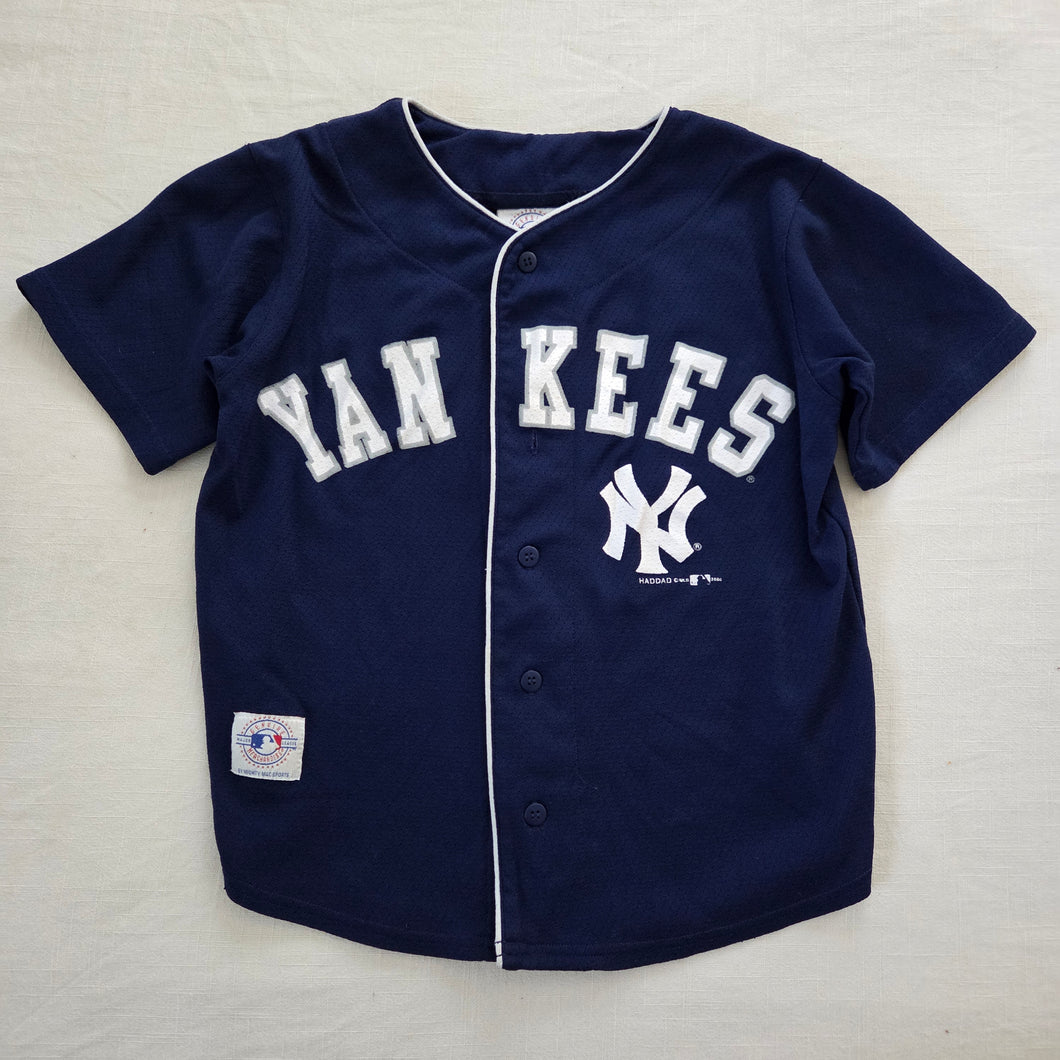 Vintage NY Yankees Jeter Jersey kids 8/9 *missing button