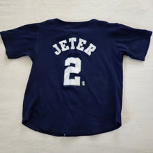Load image into Gallery viewer, Vintage NY Yankees Jeter Jersey kids 8/9 *missing button
