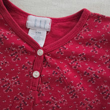 Load image into Gallery viewer, Vintage Gap Red Floral Long Sleeve 2t
