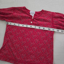 Load image into Gallery viewer, Vintage Gap Red Floral Long Sleeve 2t
