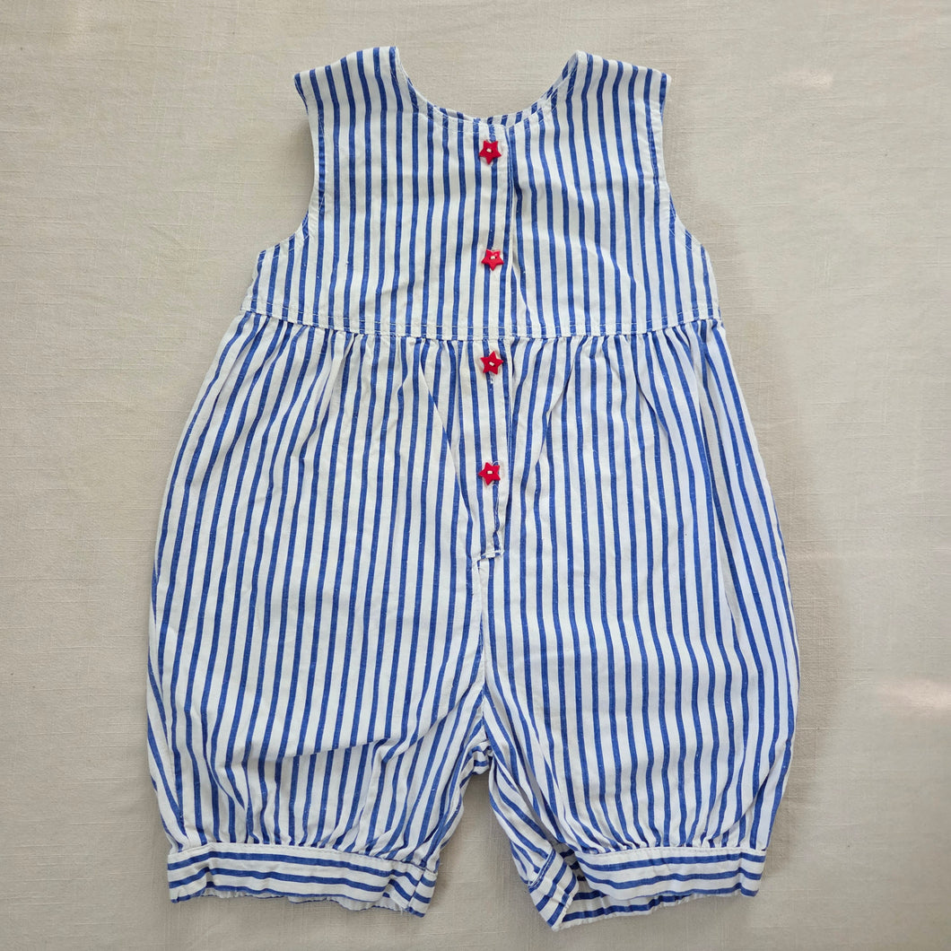 Vintage Stars & Stripes Bubble Romper 4t