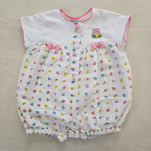 Load image into Gallery viewer, Vintage Floral Bubble Romper 6-9 months
