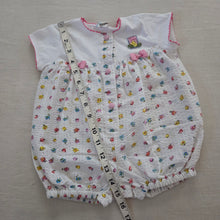 Load image into Gallery viewer, Vintage Floral Bubble Romper 6-9 months
