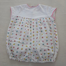 Load image into Gallery viewer, Vintage Floral Bubble Romper 6-9 months
