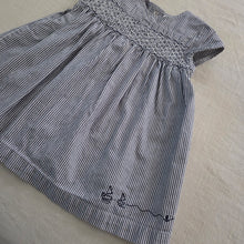 Load image into Gallery viewer, Vintage Gymboree Smocked Sailboat Dress 6-12 months
