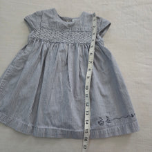 Load image into Gallery viewer, Vintage Gymboree Smocked Sailboat Dress 6-12 months
