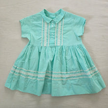 Load image into Gallery viewer, Vintage 50s/60s Blue Dress 18-24 months *flaws
