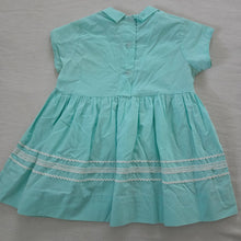Load image into Gallery viewer, Vintage 50s/60s Blue Dress 18-24 months *flaws
