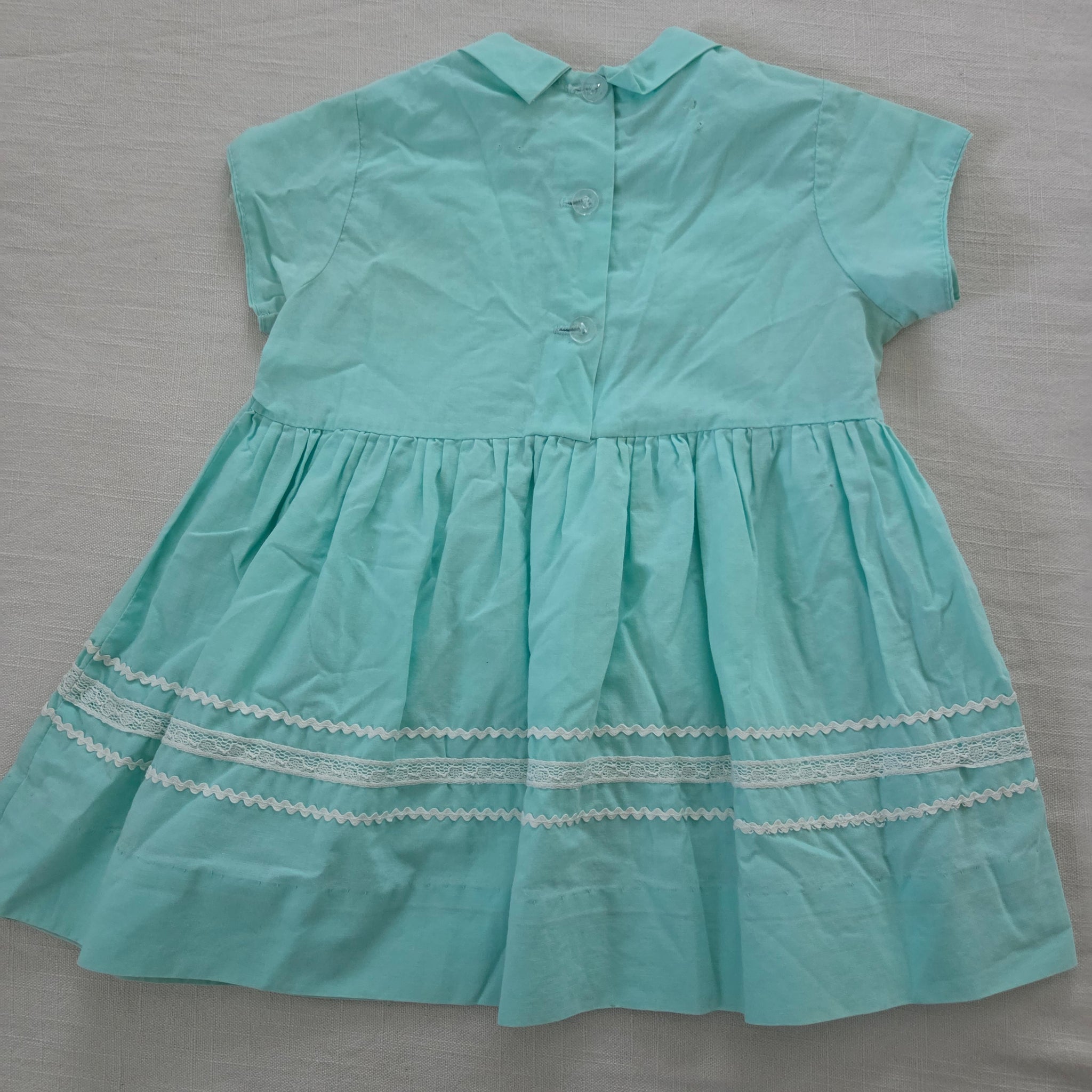 Vintage 50s/60s Blue Dress 18-24 months *flaws – Nostalgic Baby Vintage