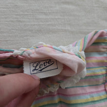 Load image into Gallery viewer, Vintage 50s/60s Dainty Striped Full Circle Dress 12-18 months
