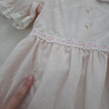 Load image into Gallery viewer, Vintage Pink Scallop Collar Dress 5t/6
