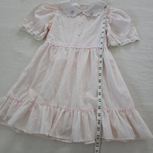 Load image into Gallery viewer, Vintage Pink Scallop Collar Dress 5t/6
