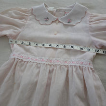 Load image into Gallery viewer, Vintage Pink Scallop Collar Dress 5t/6
