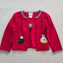 Load image into Gallery viewer, Vintage Chickens Sweater/Shirt 4t
