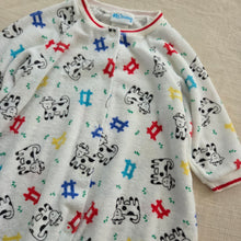Load image into Gallery viewer, Vintage Cow Farm Footed PJs 3-6 months

