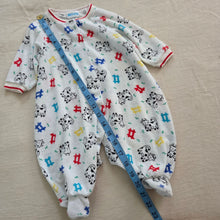 Load image into Gallery viewer, Vintage Cow Farm Footed PJs 3-6 months
