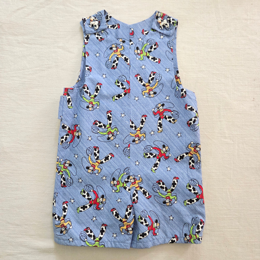 Vintage Cowboy Pattern Jon Jon 2t