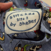 Load image into Gallery viewer, Vintage Cowboy Pattern Jon Jon 2t
