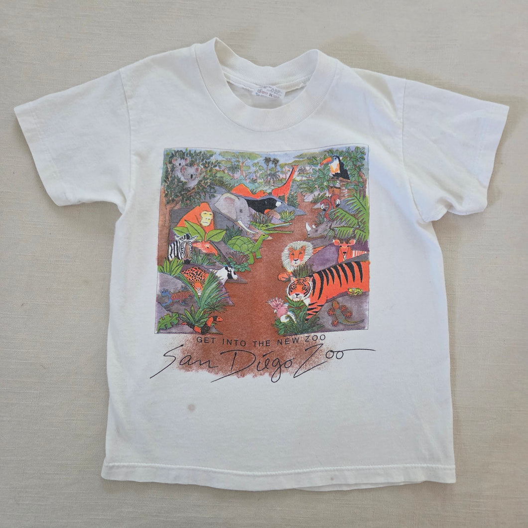 Vintage San Diego Zoo Souvenir Tee kids 6/8