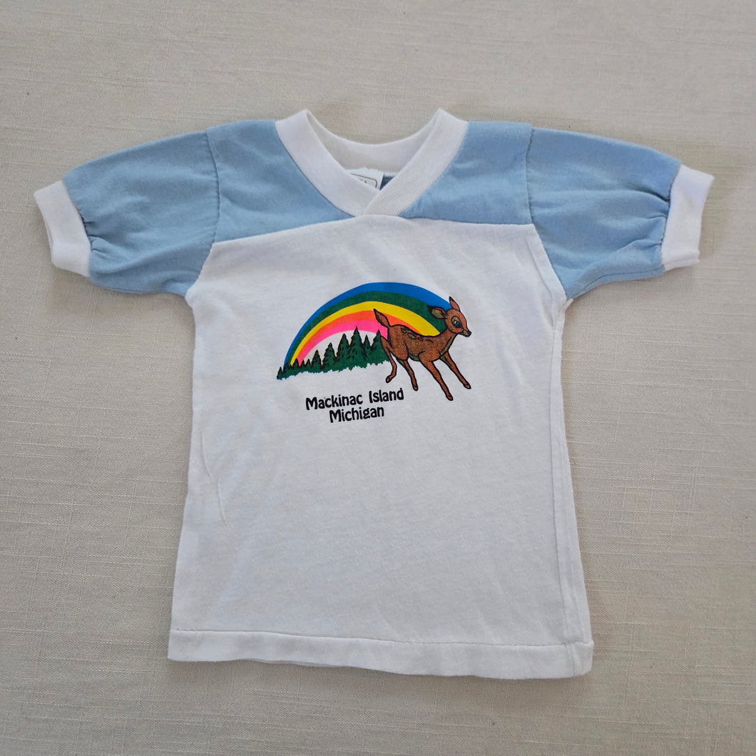 Vintage Mackinac Island Michigan Tee 12 months