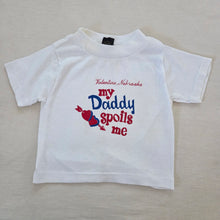 Load image into Gallery viewer, Vintage Valentine Nebraska Daddy&#39;s Love Tee 18 months

