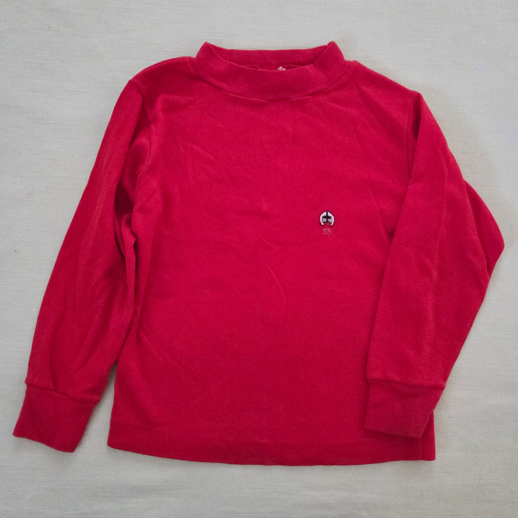 Vintage 60s/70s Football Helmet Red Long Sleeve 4t