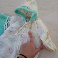 Load image into Gallery viewer, Vintage Matching Set Fleece PJs 0-6 months
