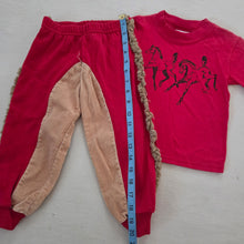 Load image into Gallery viewer, Vintage Horse Shirt + Fringe Pants Bundle 2t
