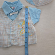 Load image into Gallery viewer, Vintage Matching Shirt + Hat 0-3 months
