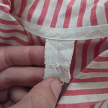 Load image into Gallery viewer, Vintage Striped/Tan Romper 3t

