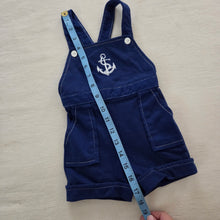 Load image into Gallery viewer, Vintage Anchor Navy Sunsuit 18-24 months

