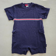 Load image into Gallery viewer, Vintage Gymsport Navy Romper 18-24 months
