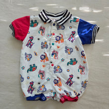 Load image into Gallery viewer, Vintage Gymboree Animals Romper 3-6 months
