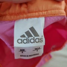 Load image into Gallery viewer, Y2k Adidas Pink/Orange Kapri Shorts/Pants kids 6
