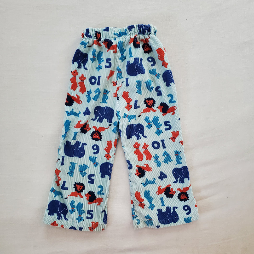 Vintage Healthtex Animal & Numbers Pants 2t/3t