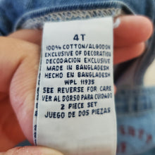 Load image into Gallery viewer, Vintage Little Arizona Denim Overalls 4t
